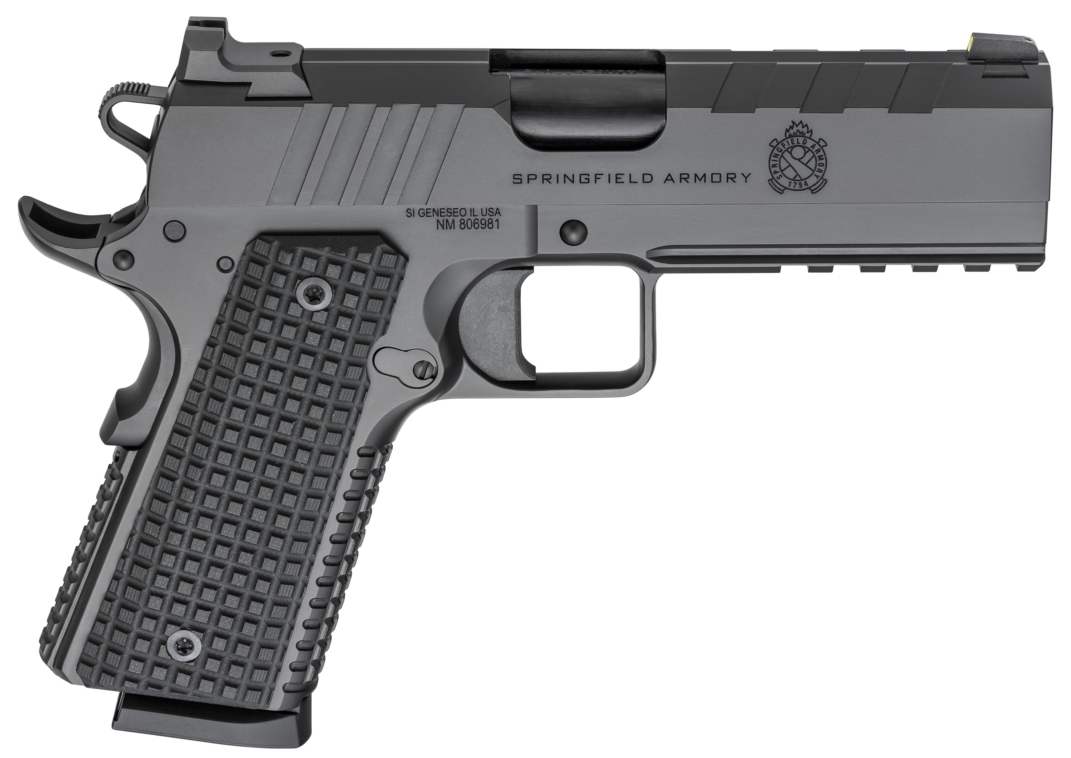 SPR 1911 EMISSARY 45ACP 4.25" BLK 8RD