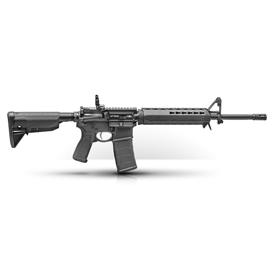 SPR SAINT 5.56 16" BRAVO 6POS STK & KM HG 30RD