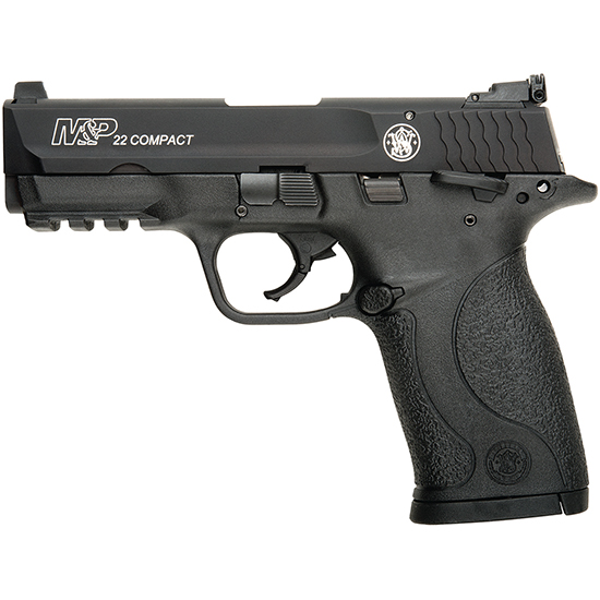 SW M&P22 COMPACT 22LR 3.6" TB TS AS BLK 10RD