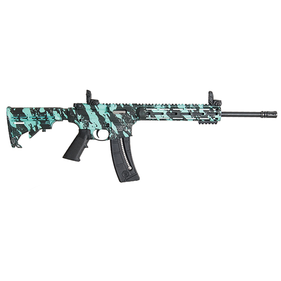 SW M&P15-22 22LR 16.5" ROBIN EGG PLATINUM 25RD