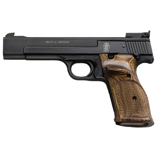 SW 41 22LR 5.5" TS AS WOOD TARGET GRIP 10RD