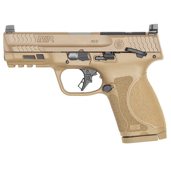 SW M&P9 M2.0 COMP OR FDE 9MM 4" TS SF 15RD