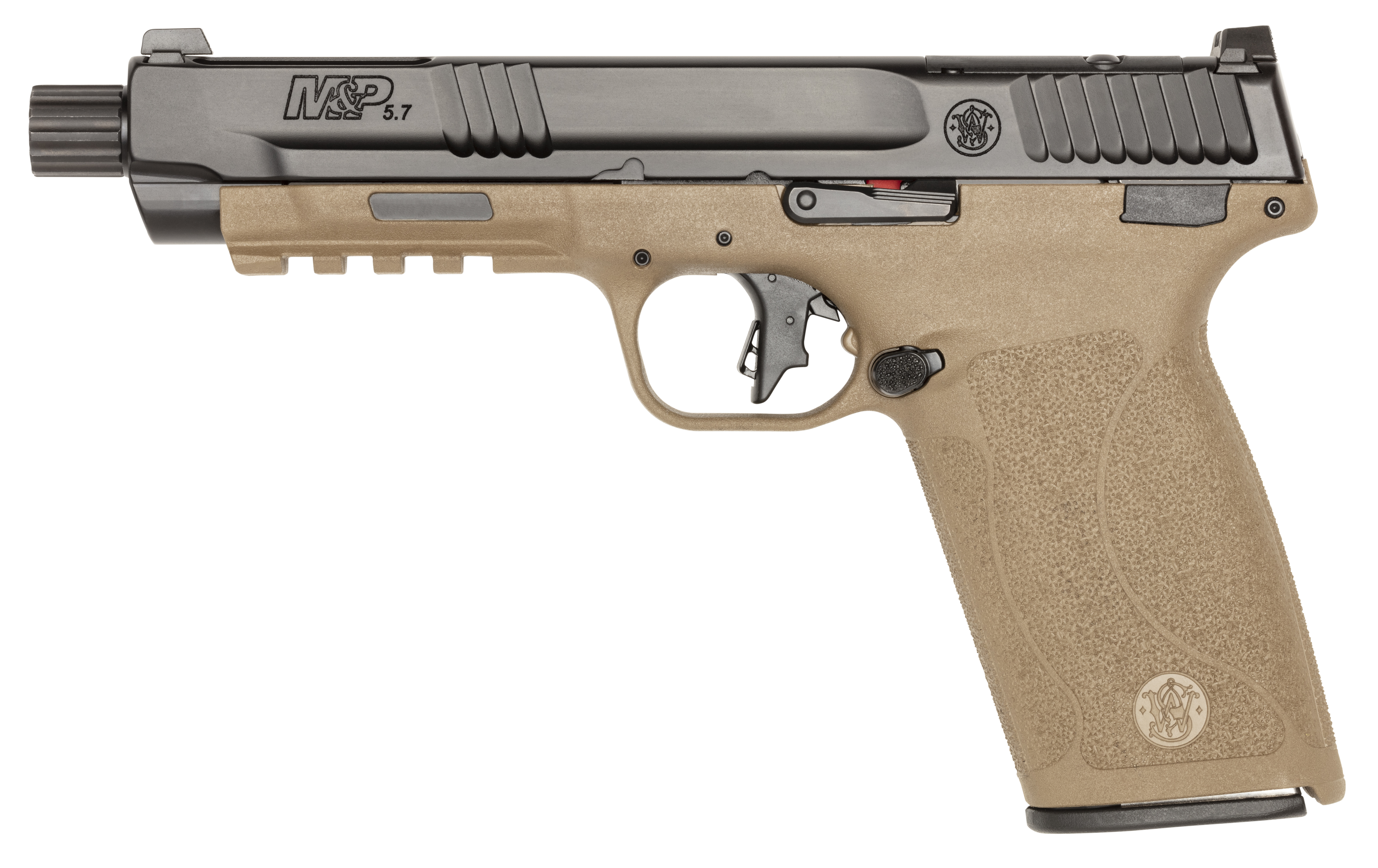 SW M&P5.7 5.7X28MM FDE 5" TB OR 22RD