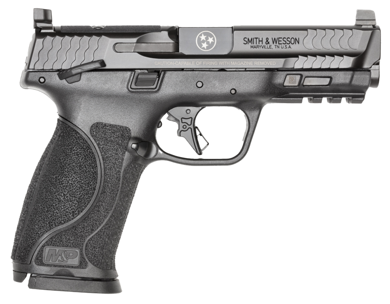 SW M&P9 M2.0 9MM 4.25" OR TS TN LOGO BLK 17RD