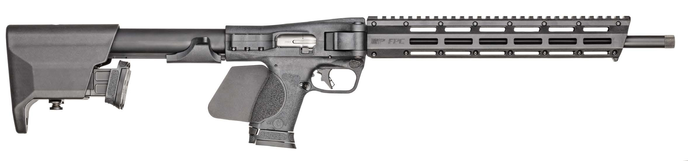 SW M&P FPC 9MM 16.25" THRD 10RD FIXED CA COMP