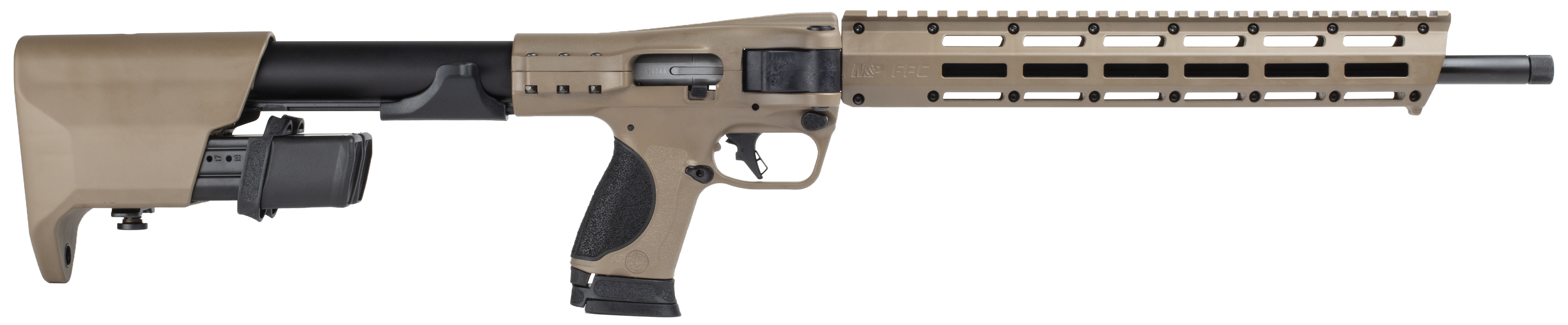 SW M&P FPC 9MM 18.6" FDE FOLDING CARBINE 17/23RD