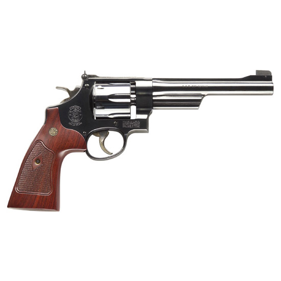 SW 27 CLASSICS 357MAG 6.5" BLUED WALNUT 6RD