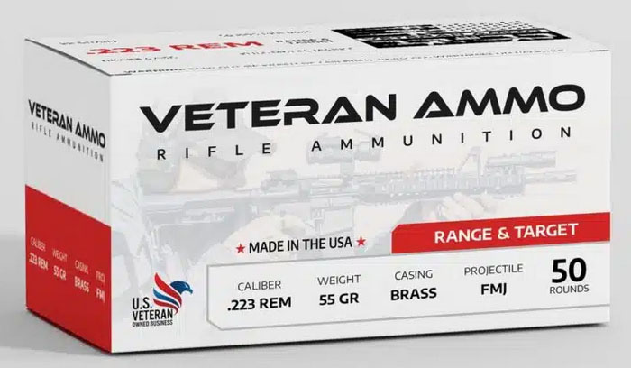 VETERAN AMMO 5.56 55GR FMJ 50/20