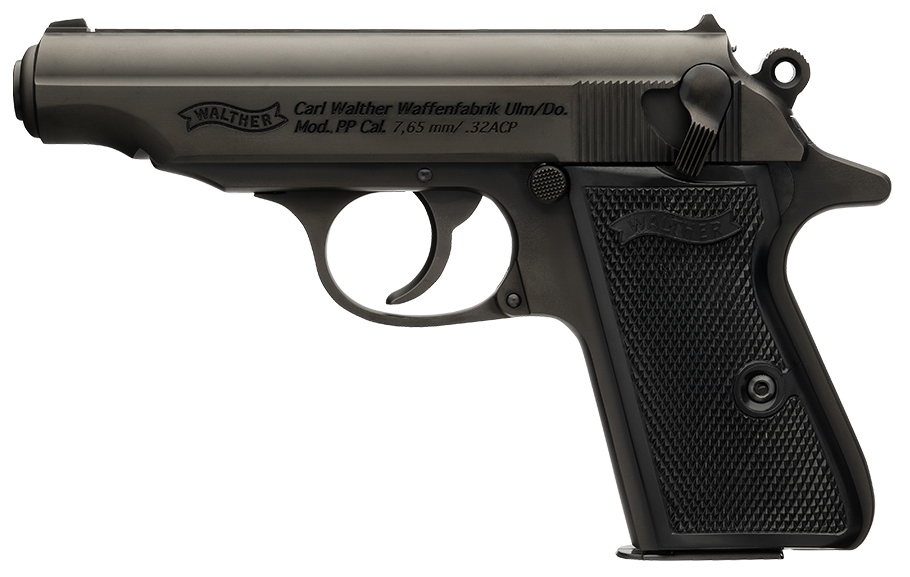 WAL PP 32ACP BLK 3.9" 8RD