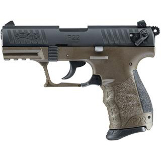 WAL P22 MILITARY 22LR 3.42" CA LEGAL 10RD