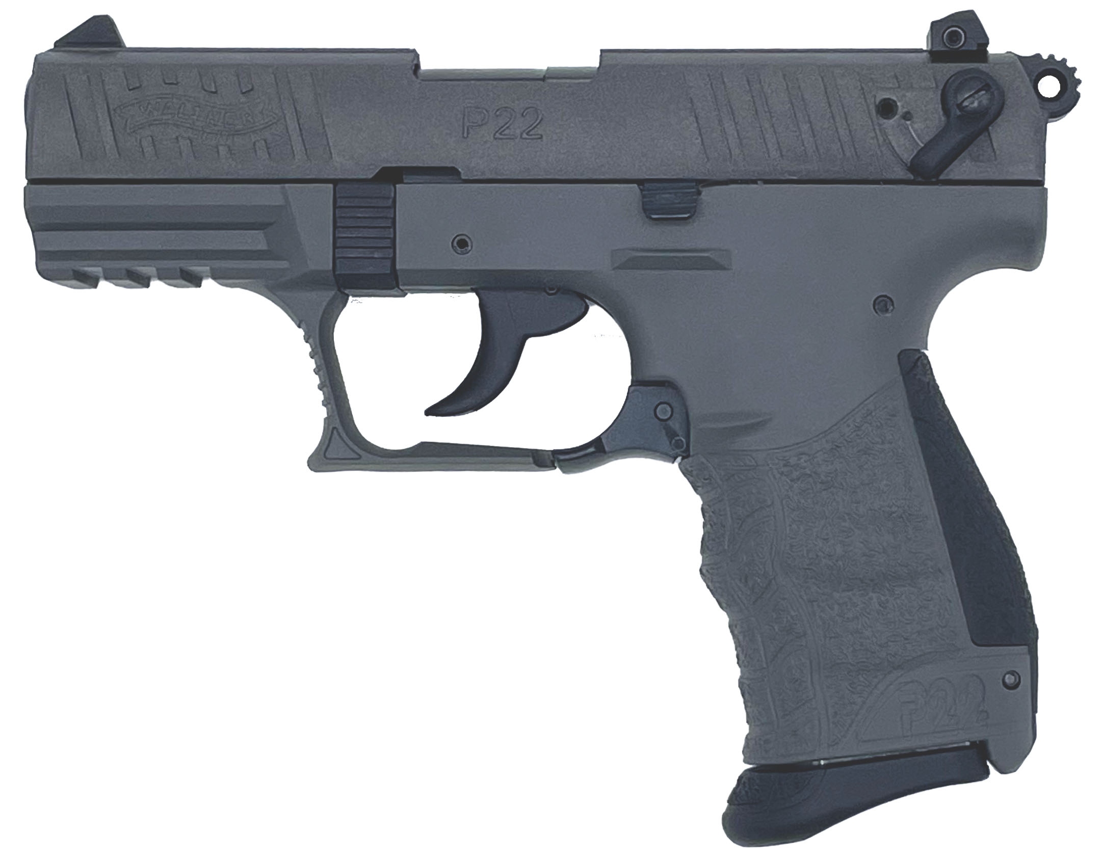 WAL P22 22LR TUNGSTEN GRAY 3.42" 10RD