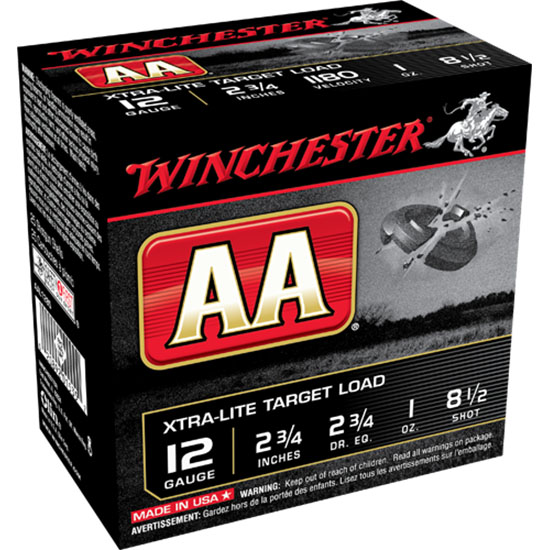 WIN AA TGT XLT 12GA 2.75" 1OZ #8.5 25/10