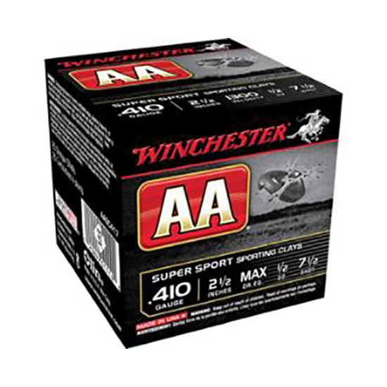 WIN AA SS SPORTING CLAYS 410GA 2.5" #8 25/10