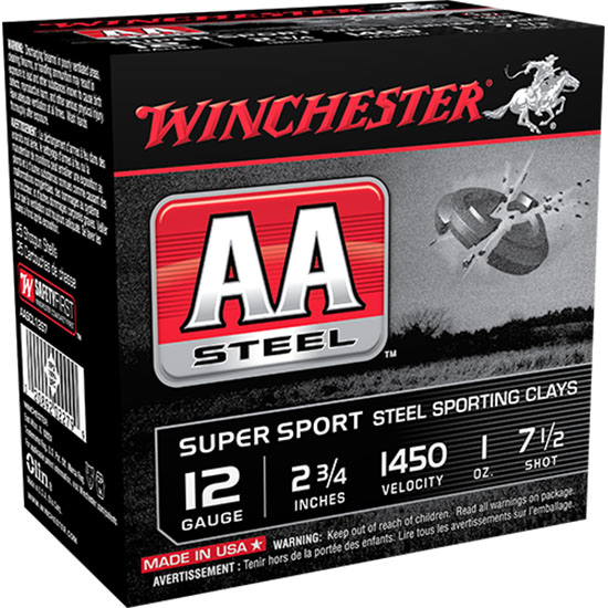 WIN AA STEEL TGT 12GA 2.75" #7.5 1OZ 25/10