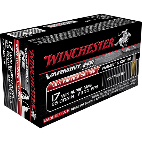 WIN VARMINT HV 17WSM 25GR V-MAX 50/10