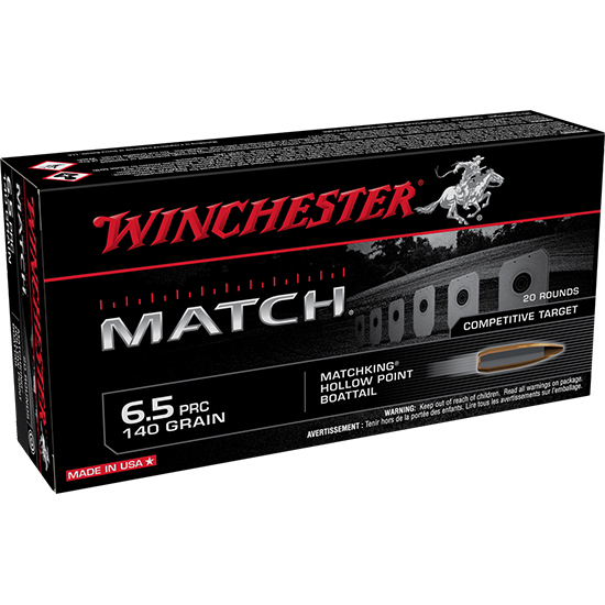 WIN MATCH 6.5PRC 140GR BTHP 20/10