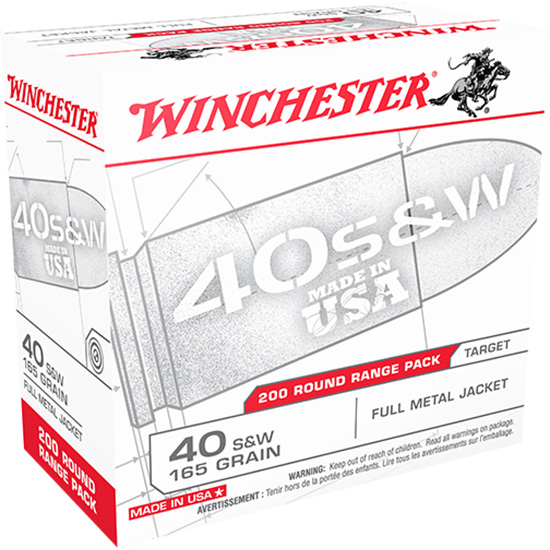 WIN USA 40SW 165GR FMJ 200/3