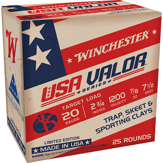 WIN USA VALOR 20GA 2.75" LS 7/8OZ #7.5 25/10