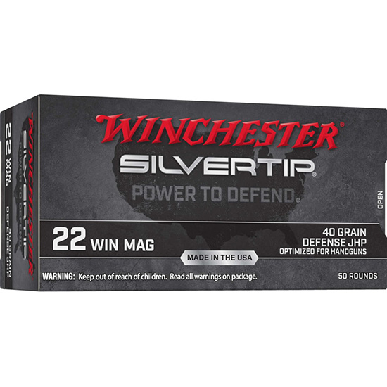 WIN SILVERTIP 22MAG 40GR JHP 50/20