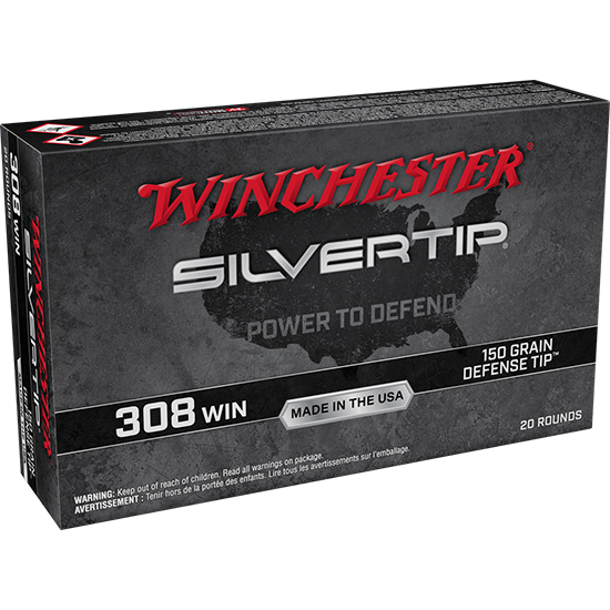 WIN SILVERTIP DEFENSE 308WIN 150GR 20/10