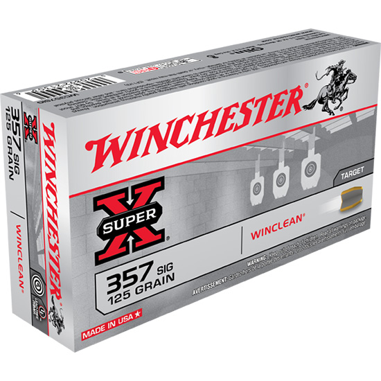 WIN WINCLEAN 357SIG 125GR 50/10