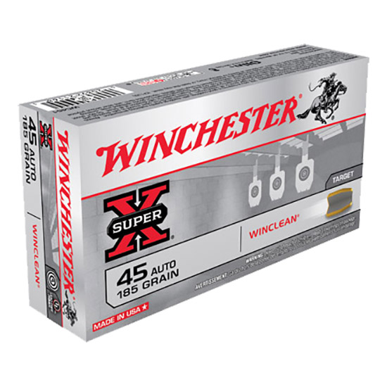 WIN WINCLEAN 45ACP 185GR 50/10