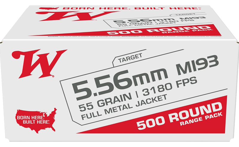 WIN LC 5.56MM 55GR M193 FMJ 500/2 (182)