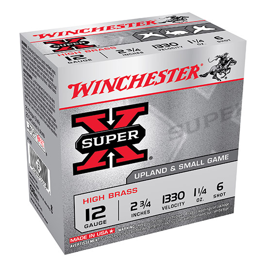 WIN SUPER-X 12GA 2.75" 1-1/4OZ #6 25/10