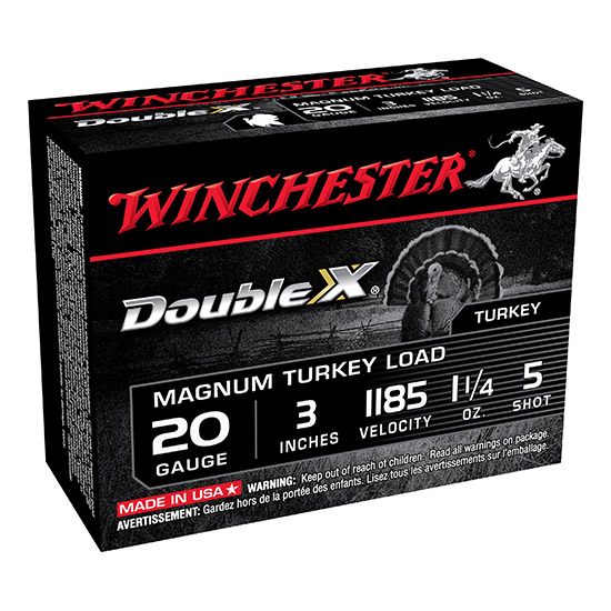 WIN DOUBLE-X MAG TKY LD 20GA 3" #5 10/10