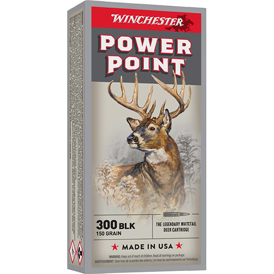 WIN SUPER-X 300BLK 150GR POWER POINT 20/10