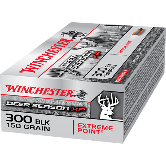 WIN DEER SEASON XP 300BLK 150GR 20/10