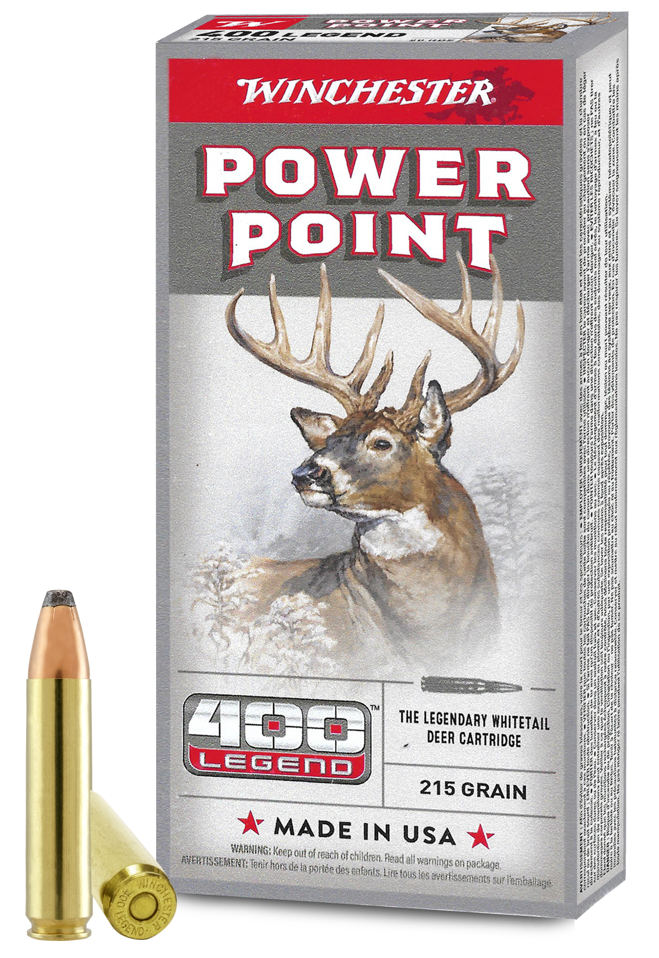 WIN SUPER-X 400LEG 215GR POWER POINT 20/10