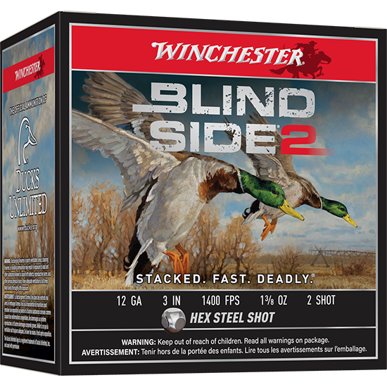 WIN BLINDSIDE2 12GA 3" 1 3/8OZ  #2 25/10