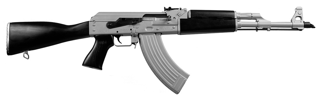 ZAS ZPAPM70 7.62X39 SILVER RECEIVER BLK STK