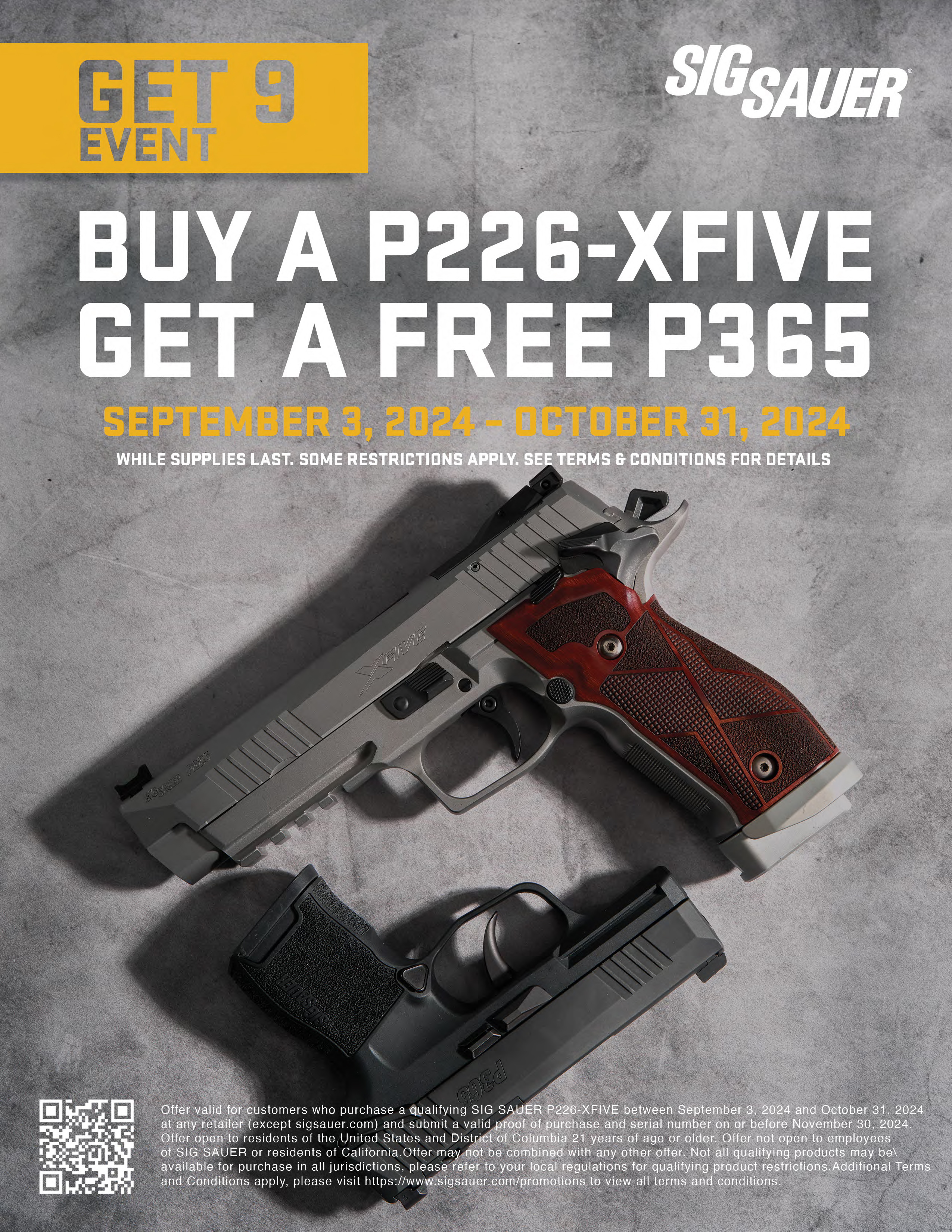 Sig Sauer P226-XFIVE Promo